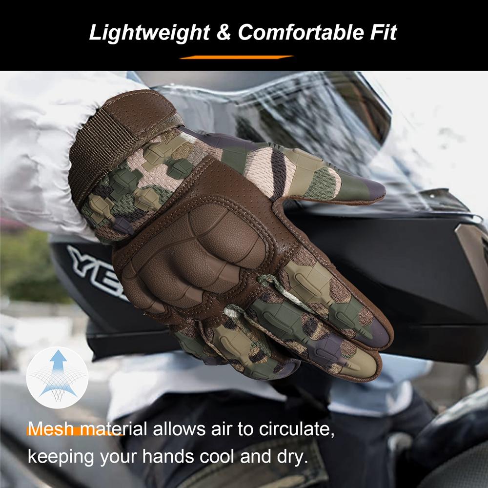 Touch Screen Hunting Gloves Hard Shell Outdoor Sports Paintball Motorcycle Hiking Camping Cycling Protective Equipment
