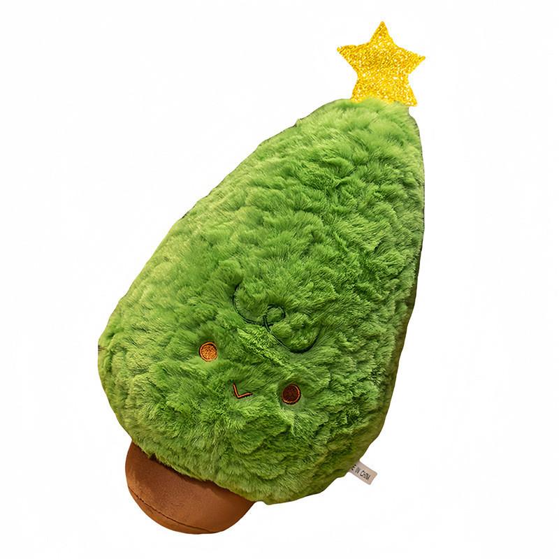 

35cm Green Christmas Tree Plush Pillow Doll For Room And Decoration Sofa