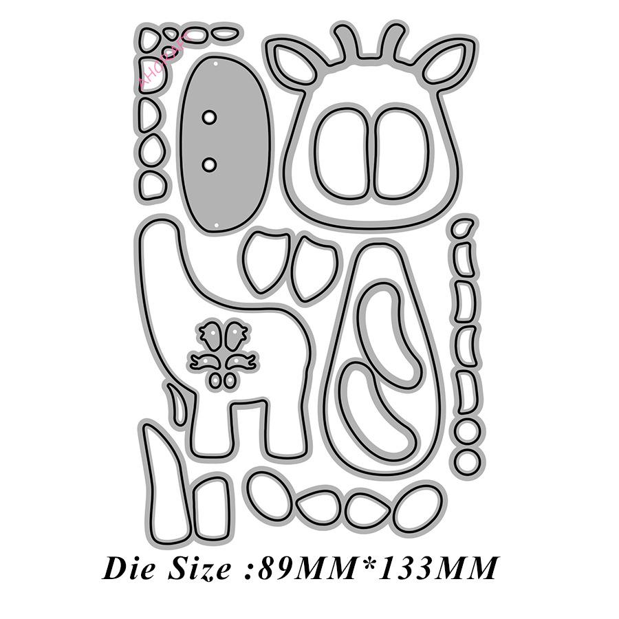 6152 Little Deer Metal Carbon Steel DIY Die-Cutting Mold Set, Cross-Border Source for March 2024. 89*133mm 18g/set