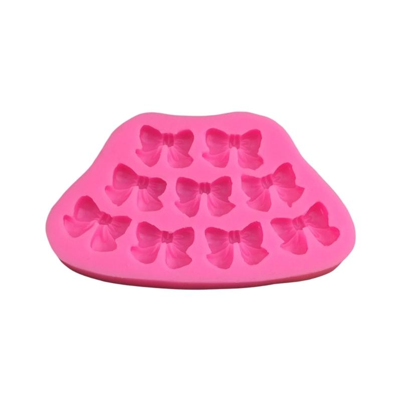 Chocolate Molds Flower Bowknot Silicone Molds Fondant Cake Decorating Molds Baking Tool for Fondant Cake, Pastry