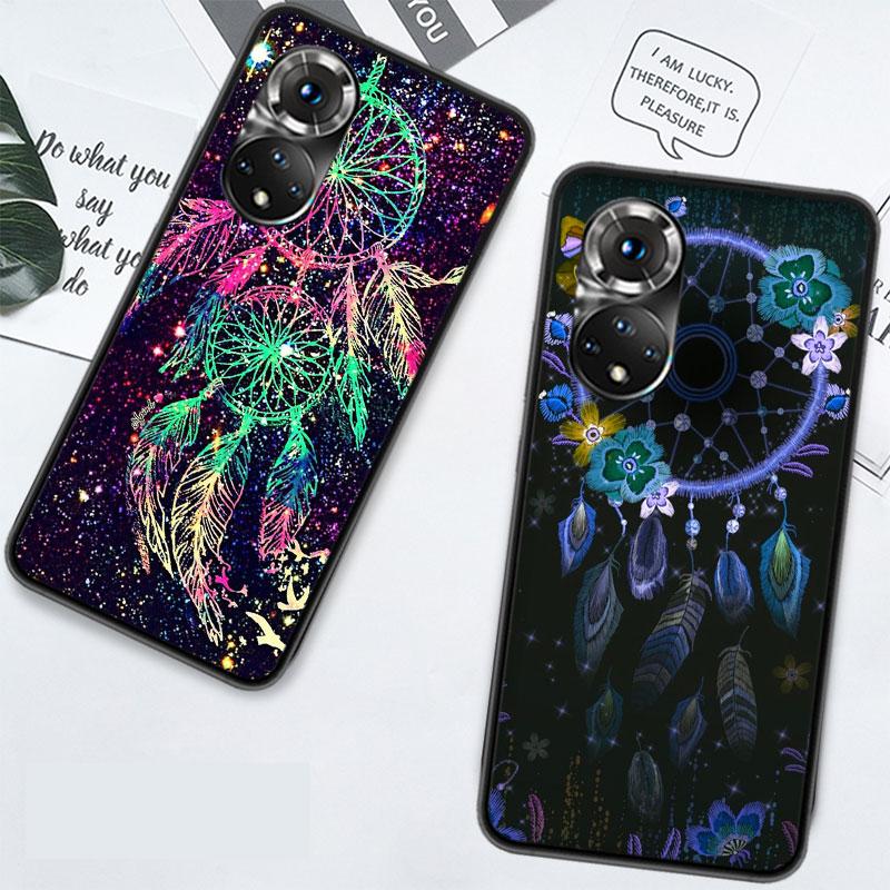 Funda Telefon Tapet Prindător de Vise Colorat Pentru Huawei P Smart 2021 Y5 Y6 Y7 Y9 Honor 50 20 Pro 10 10I 9 9X Y9S 8 8A 8X 8S 7S