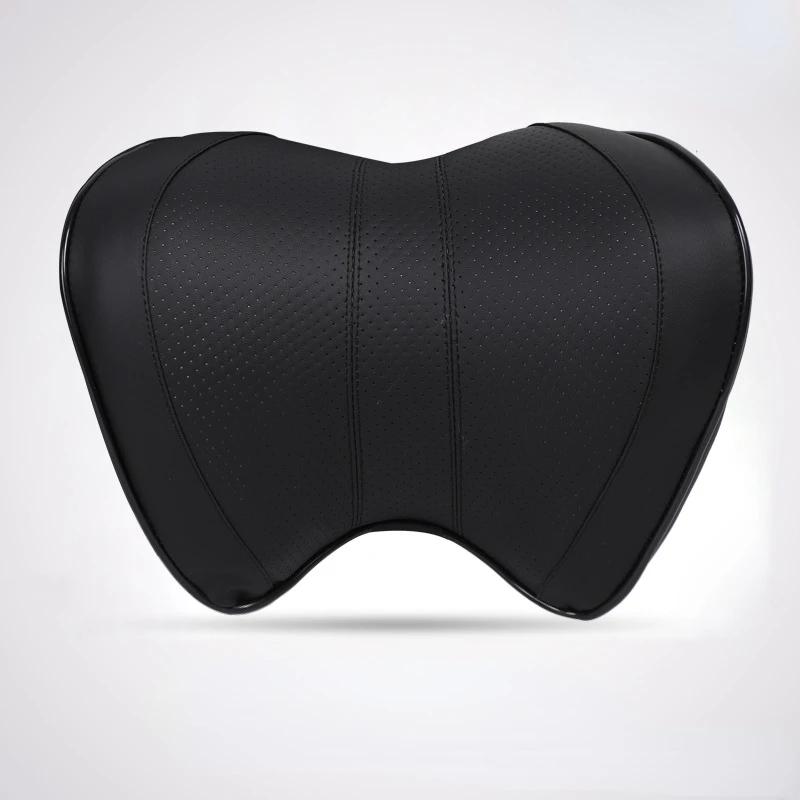 Car Headrest Neck Pillow For Seat Chair In Auto Memory Foam Cotton Cushion Fabric Cover Soft Head Rest Travel Office Support