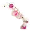 Les Trésors De Lily [D1378] - Bracelet Argent 'Chant d'Amour' Rose argenté - 18 mm