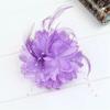 Brooch Latin Dance Performance Fascinator Wedding Hair Accessories Bridal Hairpin Headdress Feathers Hair Clip Wrist Flower