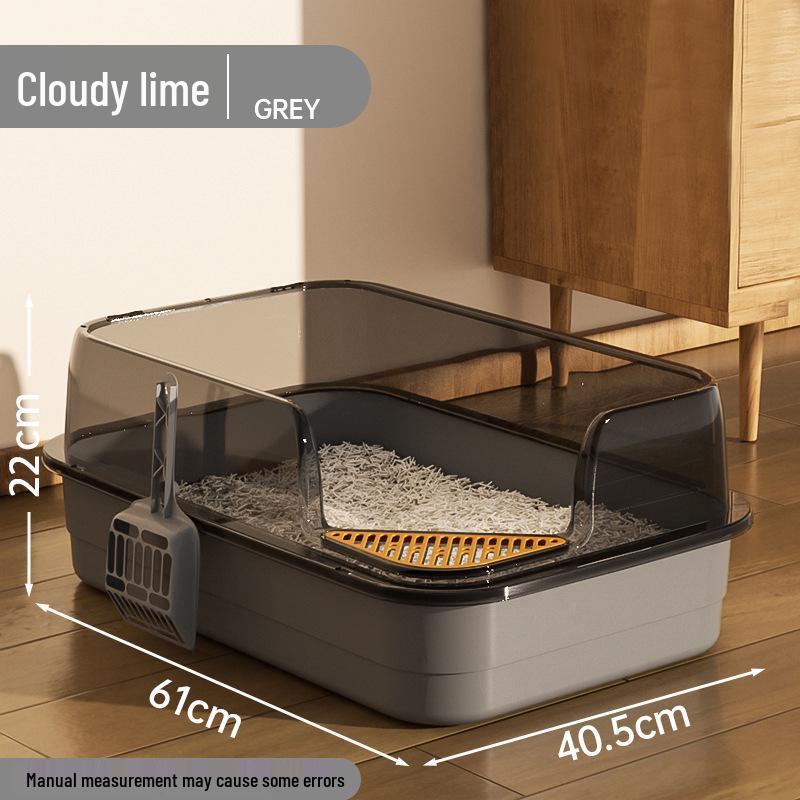 Extra Large High-Sided Anti-Tracking Cat Litter Box