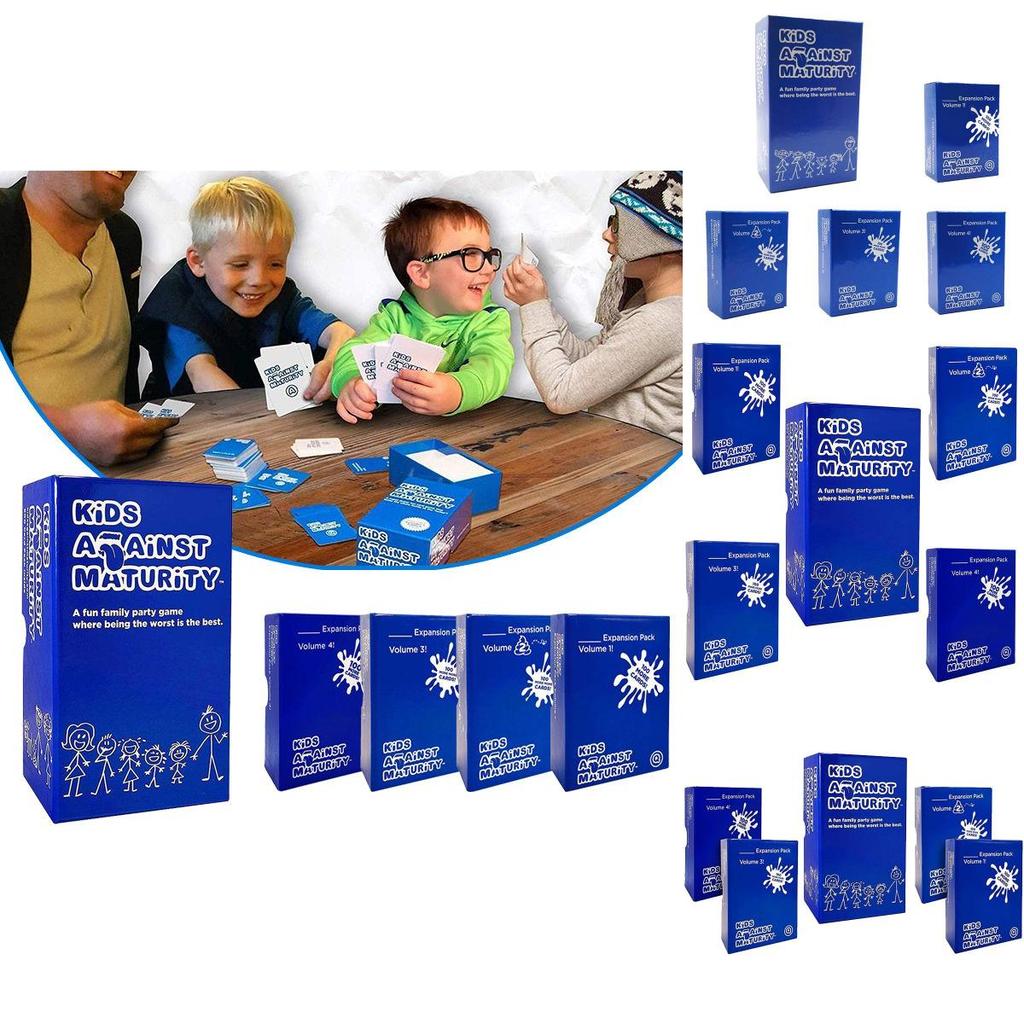 Fun-filled Kids Against Maturity Card Game For Friends And Family Parties