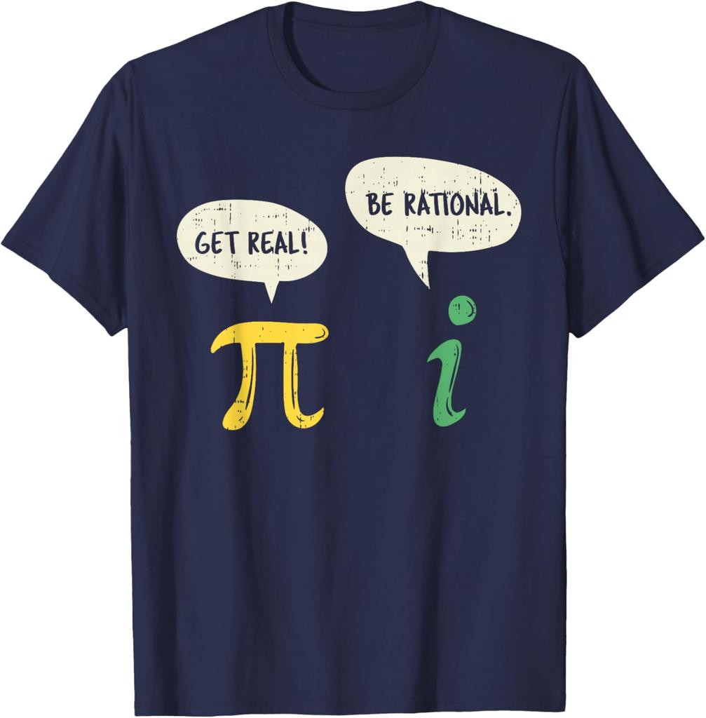 Funny Get Real Be Rational Shirt Pi Math Teacher Gift TShirt for Teachers