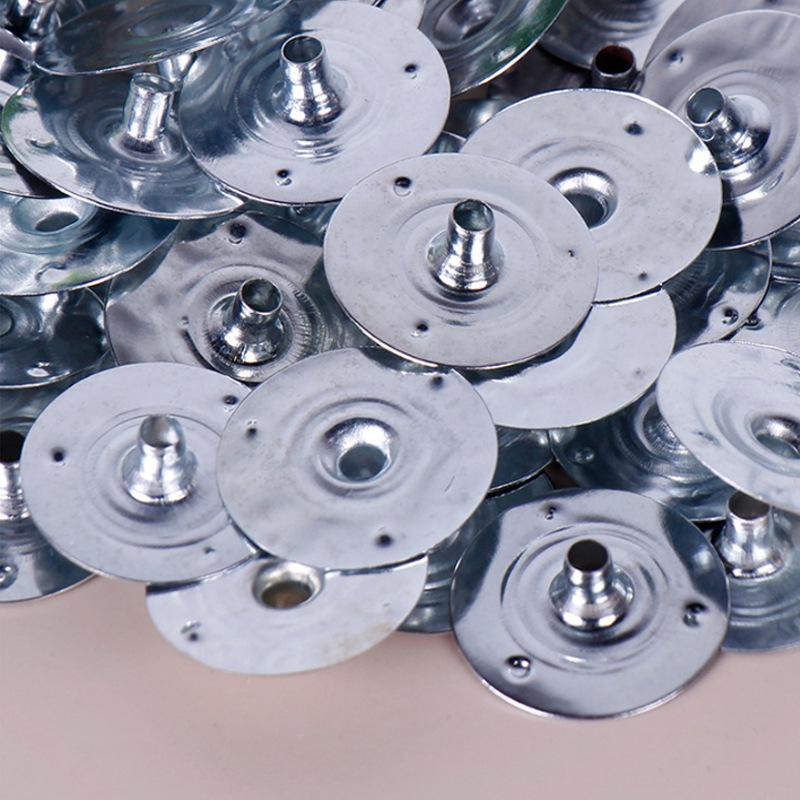 Galvanized Candle Wick Base for DIY Aromatherapy Candles - Multiple Diameters Available