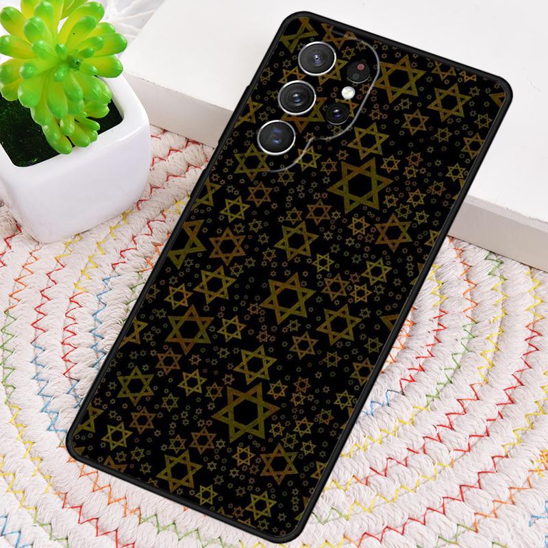 David Jewish Star Symbol Phone Case for Samsung Galaxy note 10 pro S26 Ultra S23 S24 FE S25 S21 S22 PLUS shockproof Cove