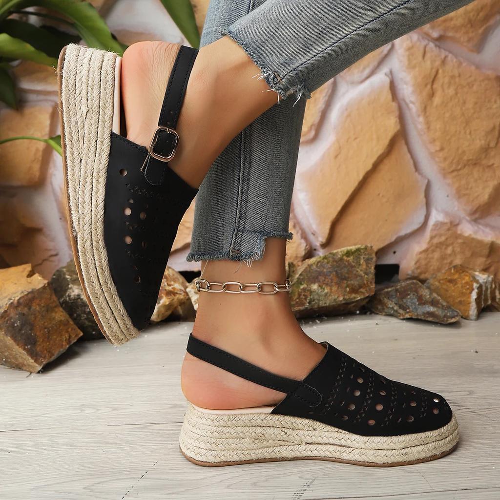Fashion Women Sandals 2025 New Summer Casual Platform Sandals Out Breathable Sandals Outdoor Lightweight Comfortable Shoes for Women