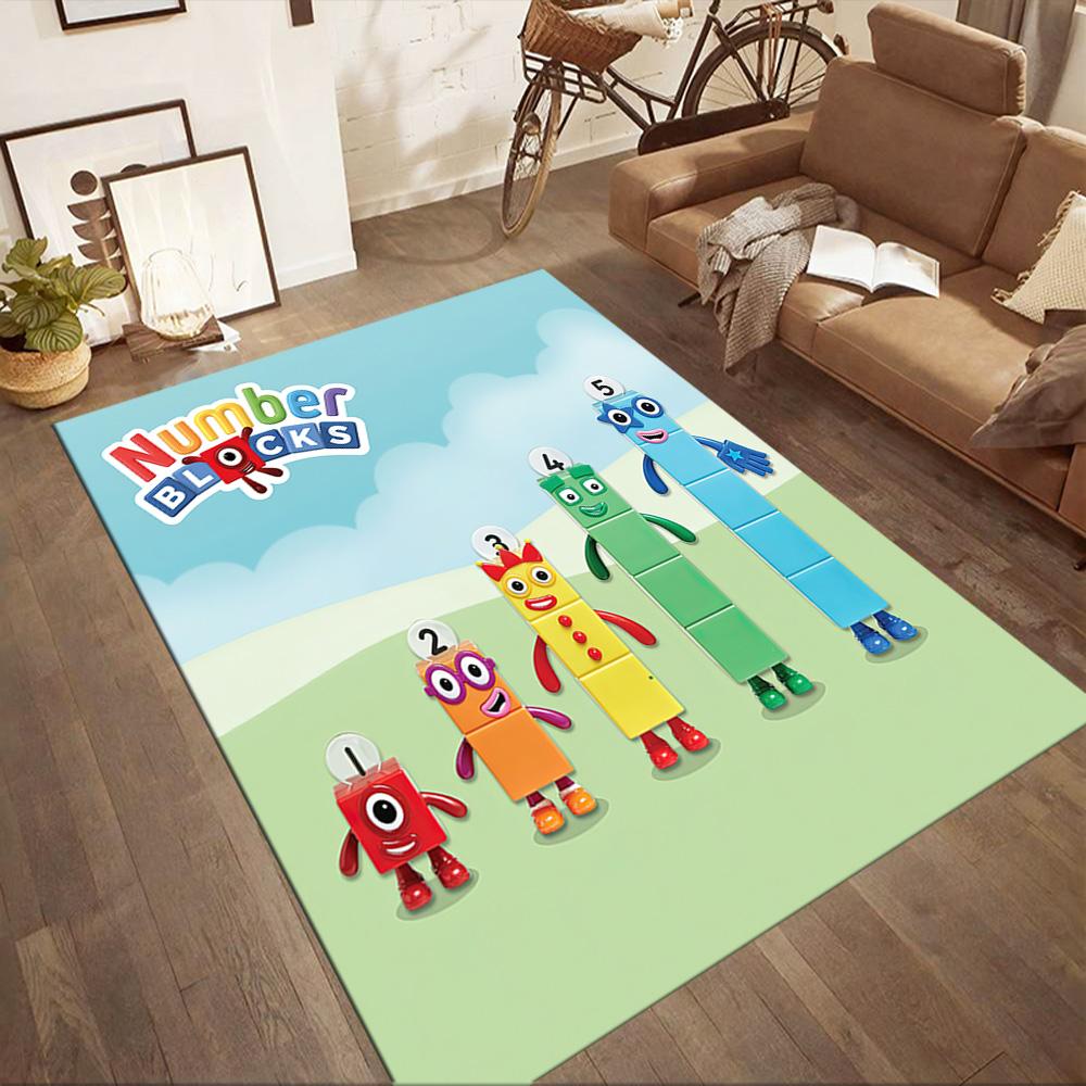 Numberblocks Carpet Design For Outdoor Decorate Room Study Room Foyer Antislip Carpet Office Home Decor Spiritual Gift