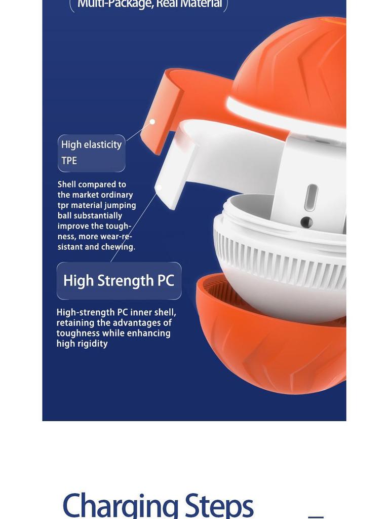 Intelligenter Schwerkraft-Hüpfball: Elektrisches Haustierspielzeug für Selbstbeschäftigung und gegen Langeweile