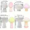 1Pcs Mushroom Silicone Mold 3D Candle Molds Epoxy Resin Casting Mould for DIY Scented Soaps Keychain Pendant Making Xmas Gift
