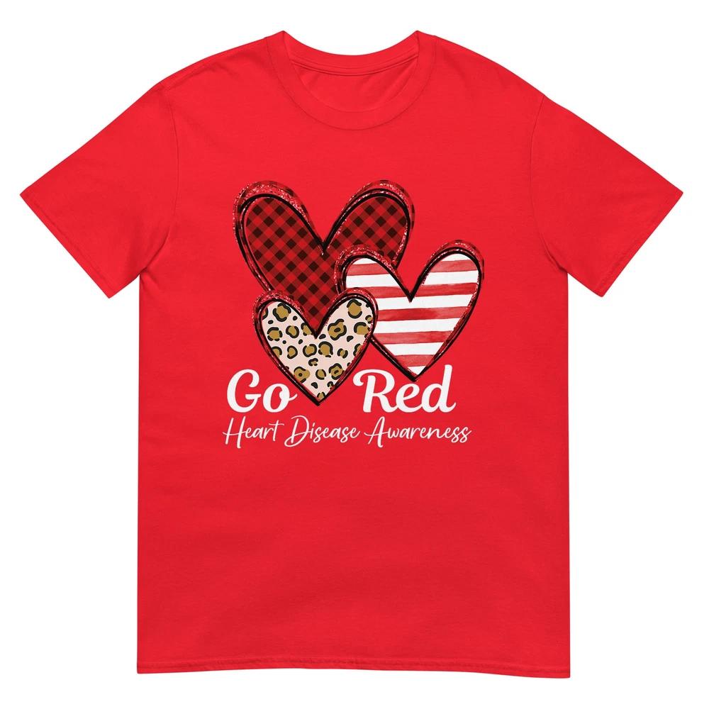 Go Red Heart Disease Awareness Chd Unisex February Wear Red TShirt S