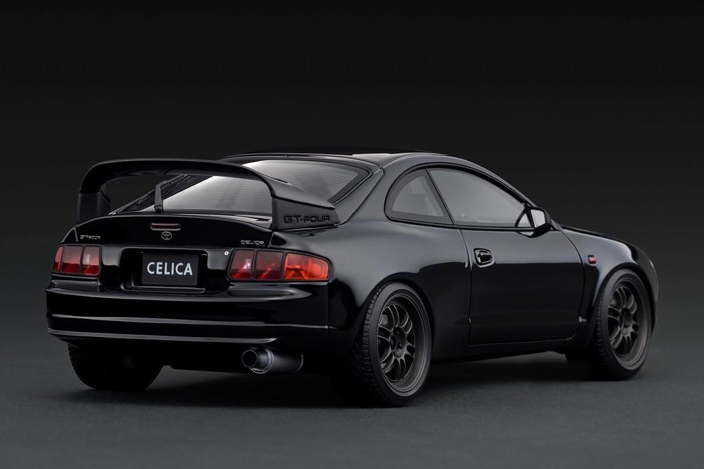 TK.Company ignition model 1/18 scale Toyota Celica GT-FOUR (ST205) Black, finished product, IG3678