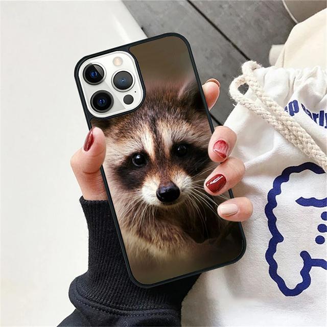 raccoon Unique Design Phone Case Cover For iPhone 17 Air 15 16e 14 13 12 Pro Max 11 Pro Max Plus Coque Shell
