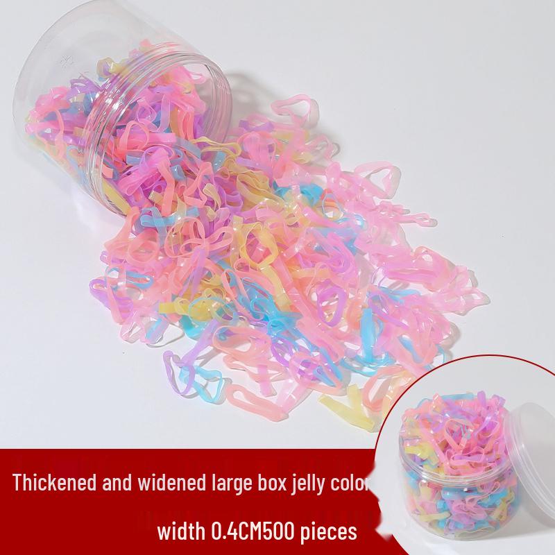 Elastic Hair Ties for Children - Small, Durable, High Elasticity Bands for Girls