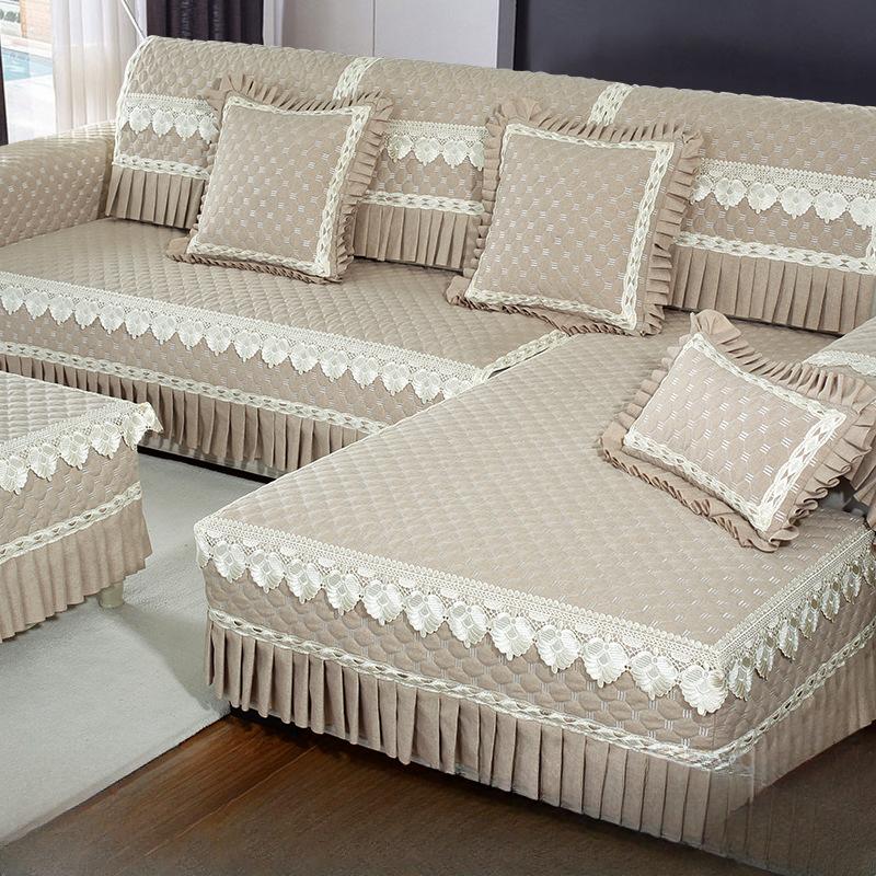 High-grade Sofa Cushions, All-season Universal Leather Sofa Covers, Scarves, Anti-slip Cushions, Skirt Chaise Cushions