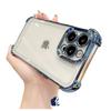 Applicable to iphone11promax airbag mobile phone case to map anti-drop electroplating 11 advanced sense 11pro transparent