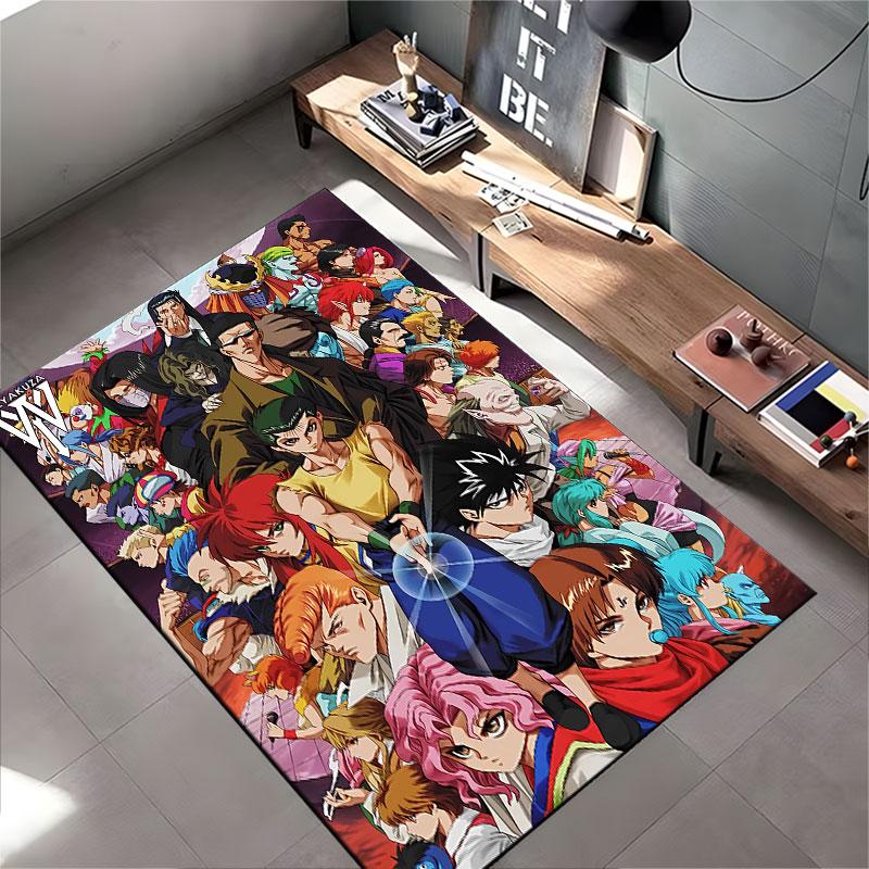 Anime Team Battle Artwork Suitable As a Non-slip Mat for the Living Room or Bedroom Sofa