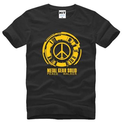 Metal Gear Solid Peace Walker Mängusärgid Unisex Lühike varrukas Ümmargune kaelus Puuvillane Unisex T-särk Fitness T-särk Meestele Meeste T-särgid