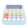 Colorful Calculator Standard 12 Digits Display Large Button Mechanical Keypad Calculator for Office School Sky Blue