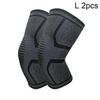 Nylon Knee Compression Sleeve Perfect Snug Elastic Fit Breathable For Running Basketball Gym