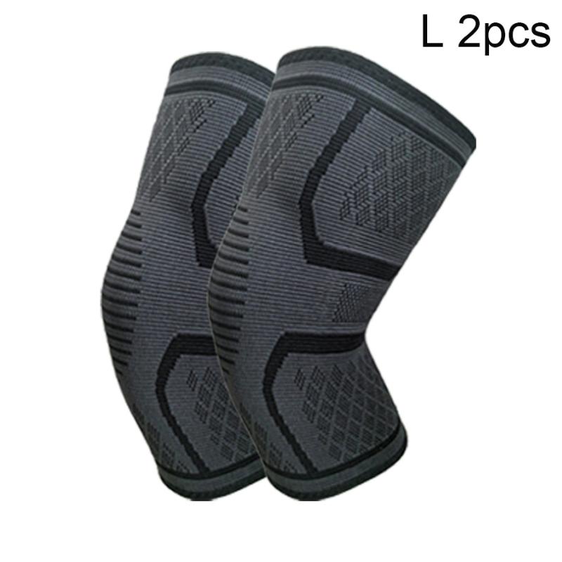 Nylon Knee Compression Sleeve Perfect Snug Elastic Fit Breathable For Running Basketball Gym