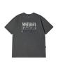 Beobeulpiseu [Unisex] Painting Embroidery Pigment T-Shirt_Charcoal