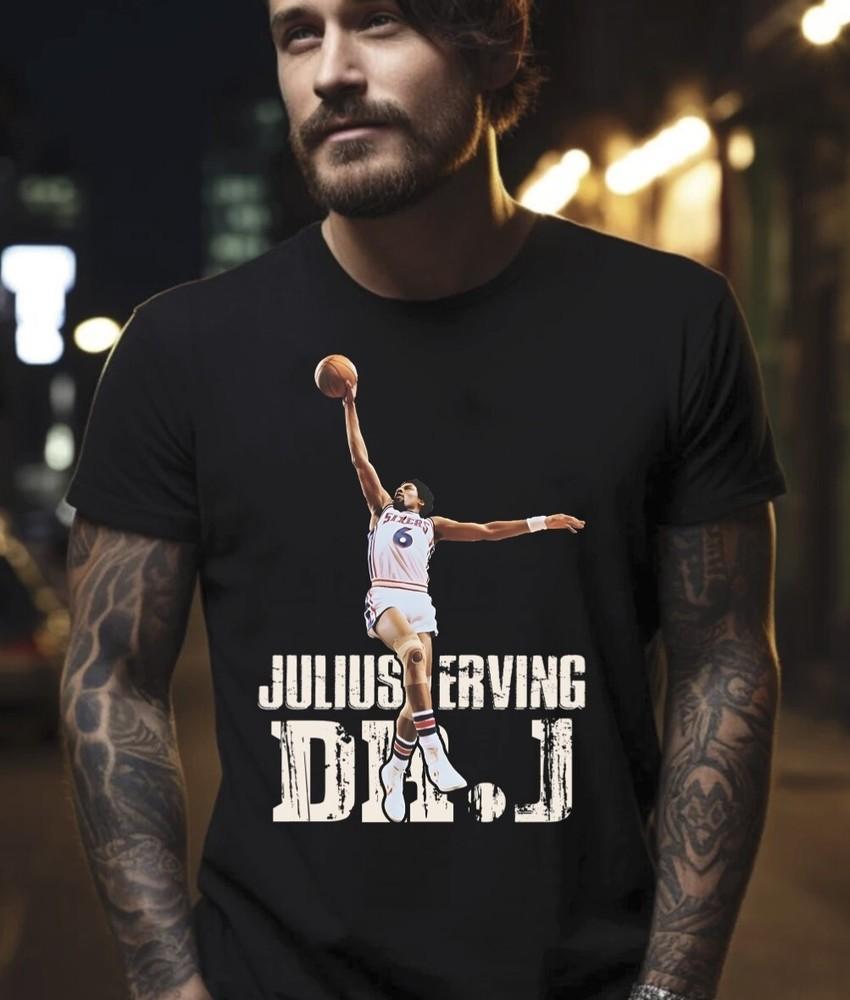 

Julius Erving Black T-Shirt, S-5XL Unisex T-Shirt XXXXL