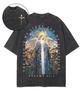 2026 Heißer Verkauf Gothic Y2k Kunstbedrucktes T-Shirt Herren Damen Kleidung Sommer Kurzarm Lässig Baumwolle T-Shirt Vintage Gewaschen Übergroße T-Shirts Oberteile