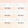 Metallic Eye Tattoo Stickers, Waterproof Temporary Freckle Decals, Sparkling Foil Eye Makeup for Festival Party, Glitter Face Art