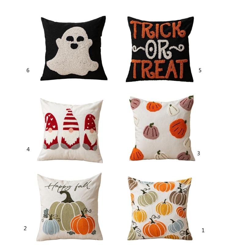 Durable Pillow Cover Vibrantly Color Polyester Pillowcase Perfect For Seasonal Sofa Bedroom Decorations