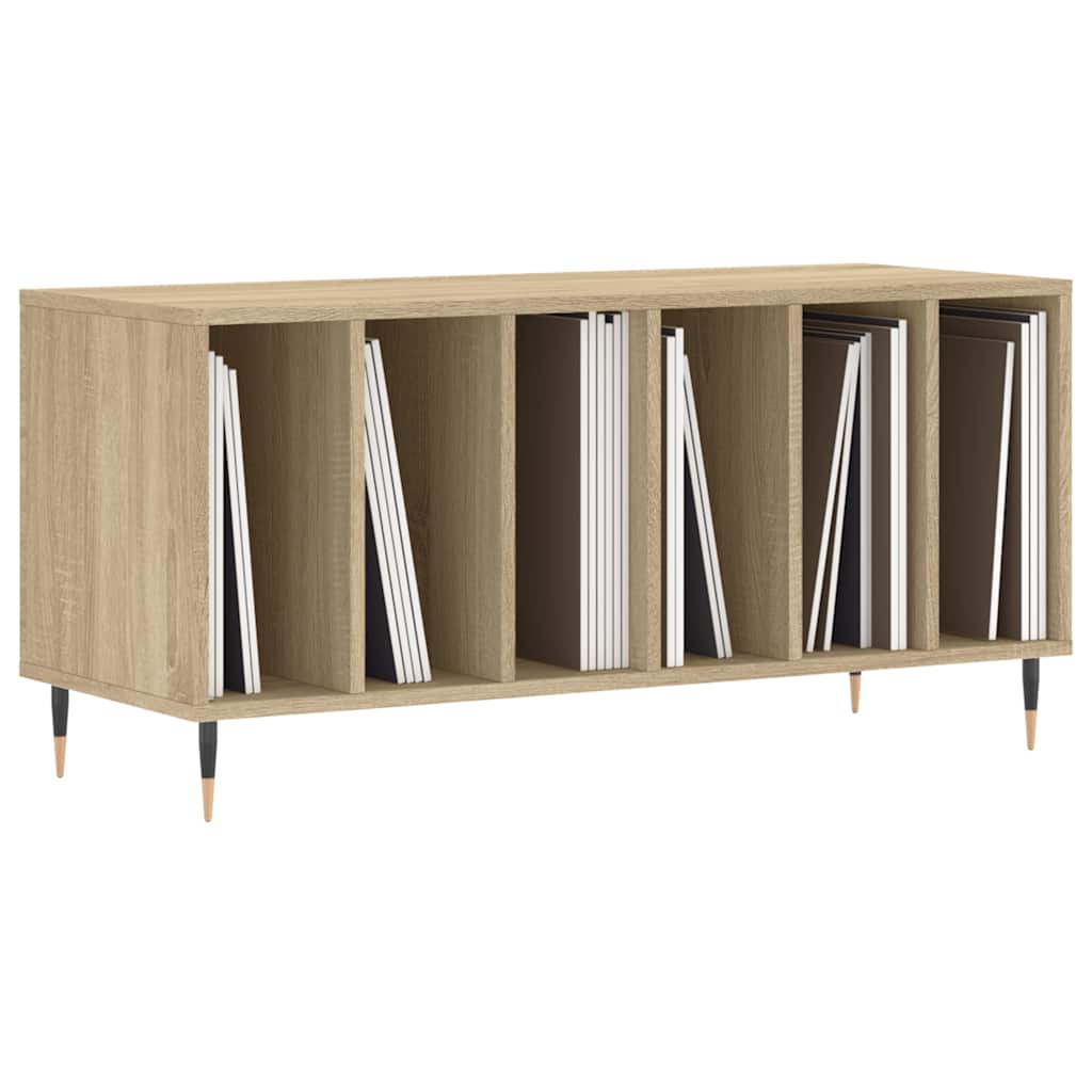 Record Cabinet in Sonoma Oak 100 x 38 x 48 cm Particleboard