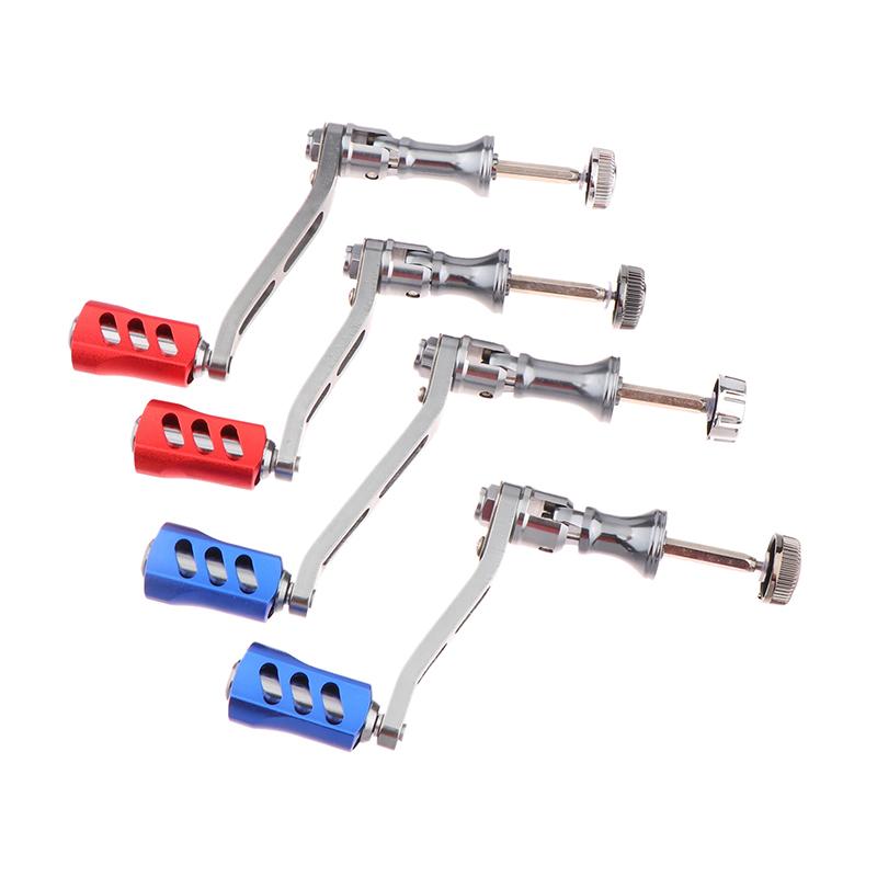 Fishing Reel Handle Grip Replacement Part Lightweight High Strength Aluminum Alloy Spinning Fishing Reel Metal Rocker