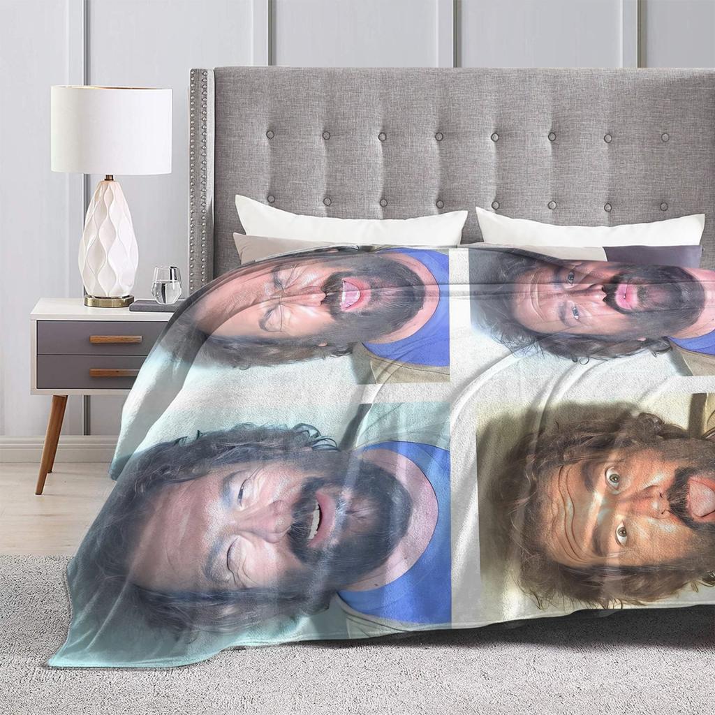 Bud Spencer Foto Flanelldecke Italienischer Schauspieler Weiche Warme Überwurfdecke für Draußen Reisen Büro Tagesdecke Sofa Bettbezug