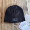 Solid Trendy Color High Top Wool Hat Letter Pattern Youth Streetwear Season Cold
