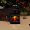 Dollhouse Miniature Fireplace Glowing Stove Model House Furniture Kitchen Living Scene Decor Toy