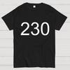 Number 230 Game Movie Cotton Summer Casual Cool Loose T-Shirt