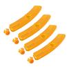 Clip Bicycle Reflectors Front Rear Plastic Reflective