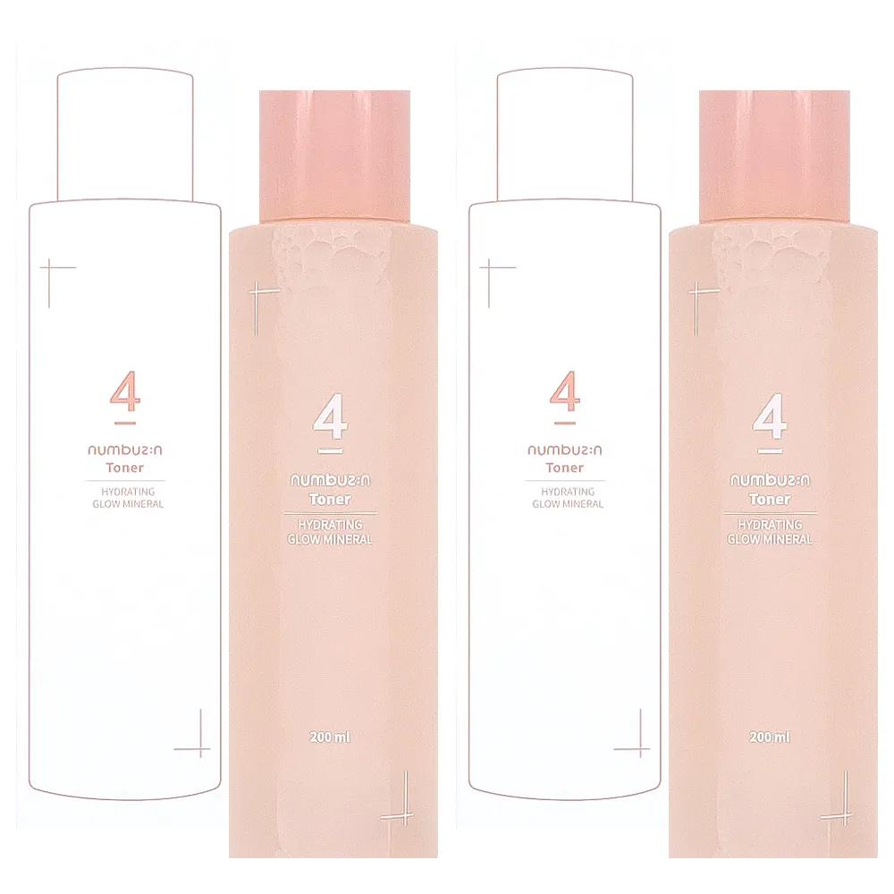 No. 4 Makeup Perfection Mineral Toner 200ml 1+1 Brightens dull skin tone