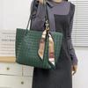 2026 New Leather Women's Bag Woven Tote Bucket Bag Shopping Bag Large Capacity Shoulder Lower Bag