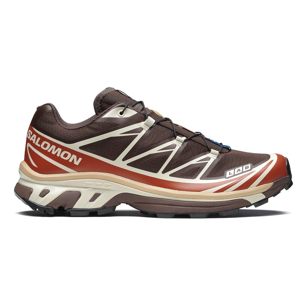 SALOMON XT-6 Sneakers Unisex in Argilla Tostata Marrone Ocra Bruciato Latte di Mandorla L47737500