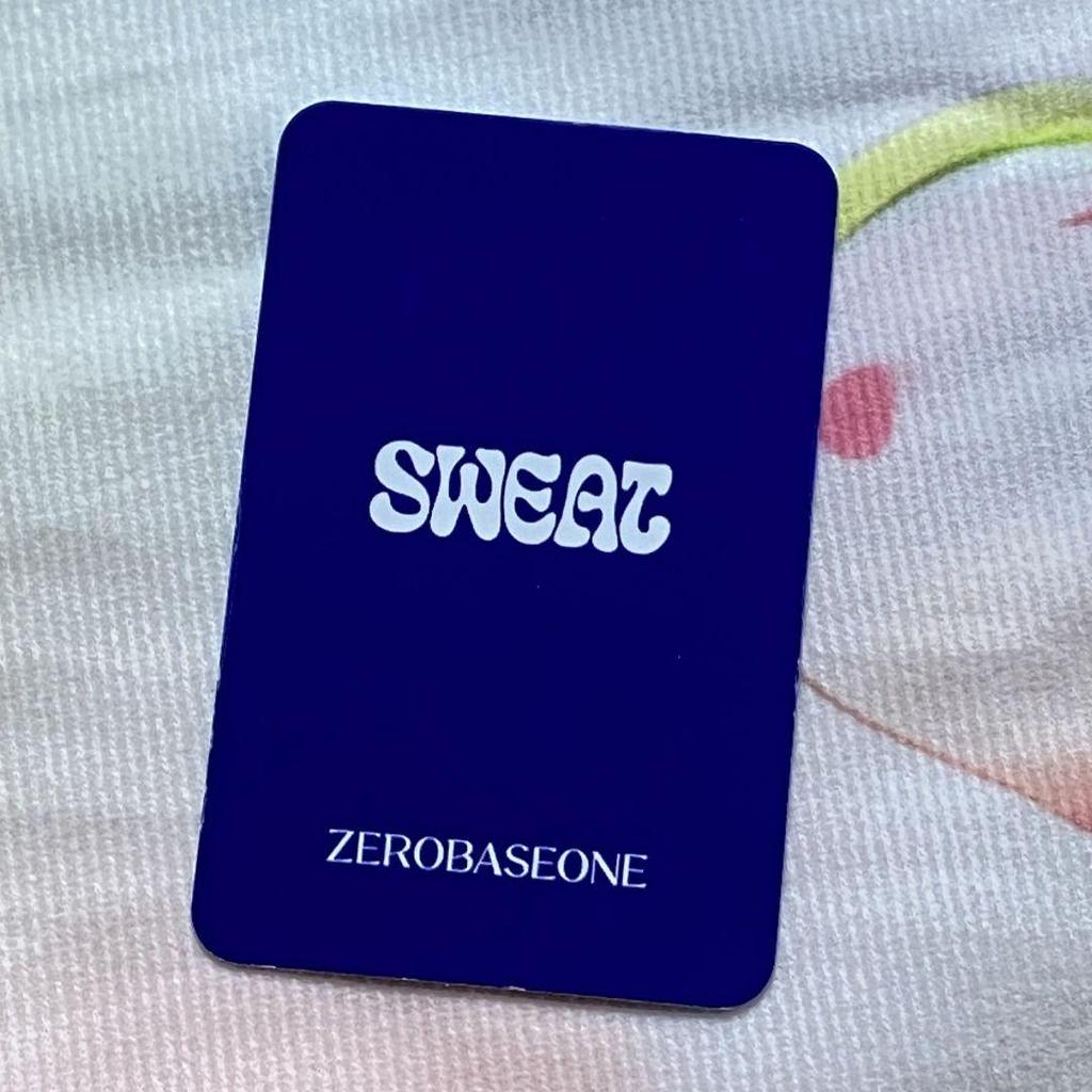 [USED] ZB1 Kim Tere Sanok Pre-Recorded Sweat Korean Trading Card