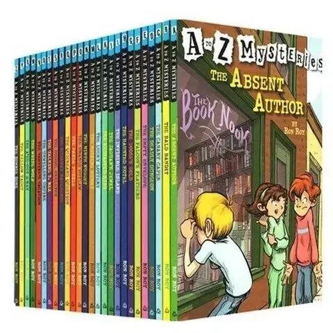 

26 Books/set A To Z Mysteries Ron Roy Children Detective Reasoning Novel Children s Elementary Chapter Novels English Book SetsL 26 Books no box