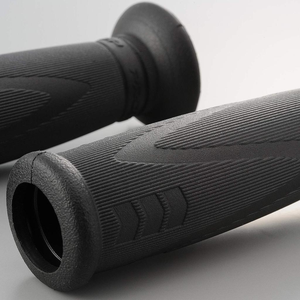 Daytona PROGRIP Motorcycle Standard 761 for Handlebars with a Diameter Grips, 120mm, Rubber, Through-End, Type, Black, 22.2mm (98106)