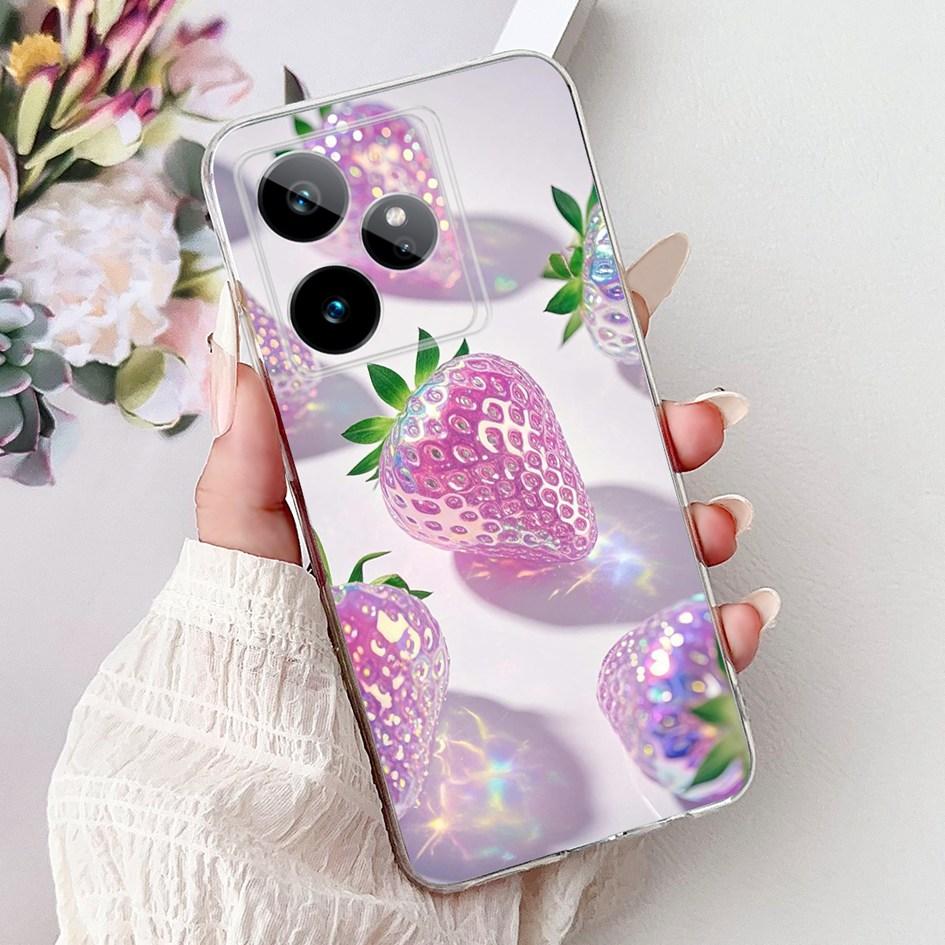 For Realme GT 7 7T Case 2025 Popular Flower Soft Clear Silicone TPU Protective Cover For Realme GT7 Pro RMX5011 Phone Case Shell