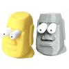 Cartoon Stone Statue Stress Relief Toy 3D Printed Eye Popping Stone Figure Fidget Toy Home Office Worker Relaxation Desk Toy