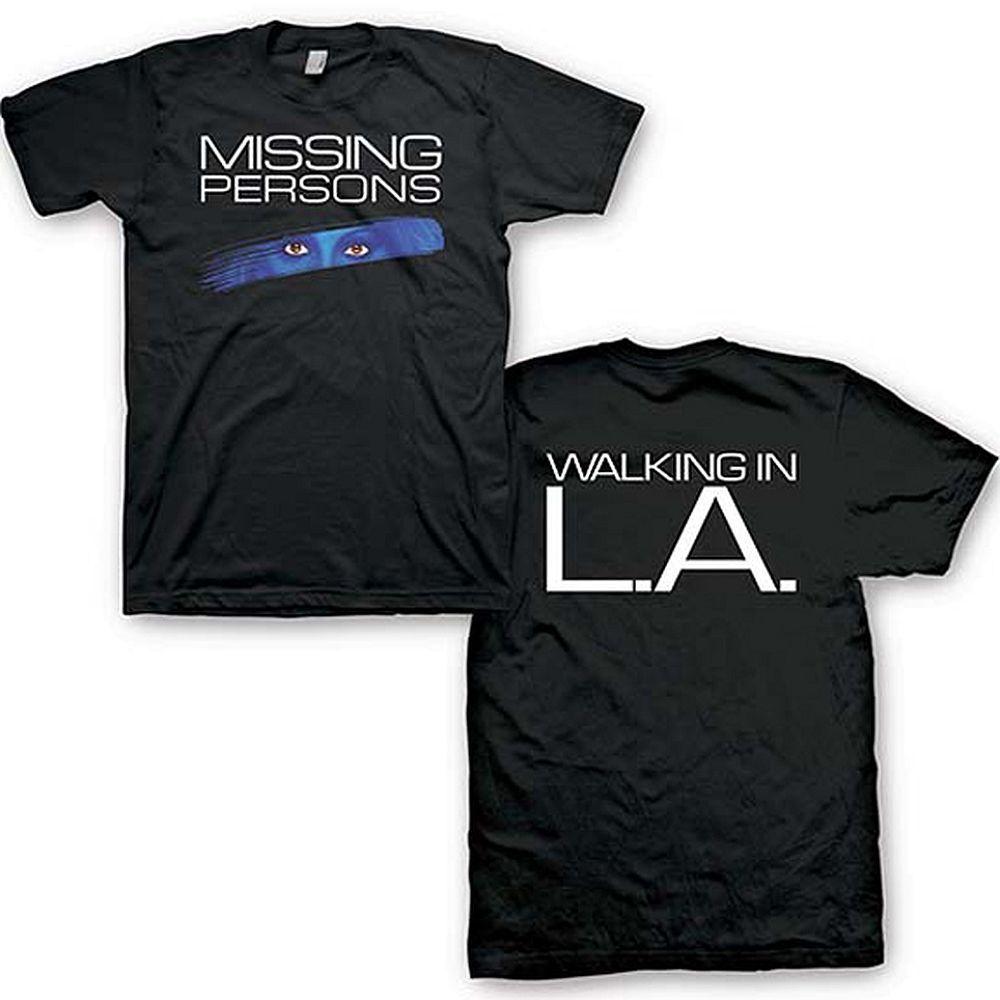Missing Persons Walking In LA Double Sided T-Shirt XXL
