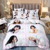 Fashion Gidles Girl Group KPOP Bedding Set Single Twin Full Queen King Size Bed Set Kids Bedroom Duvetcover Sets Bed Sheet Set